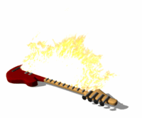 Burning guitar wapday com